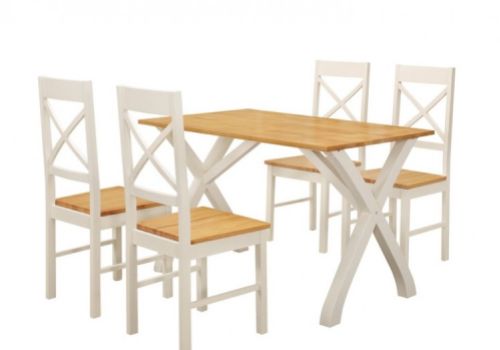 LPD Normandy Cottage Style Dining Table Set