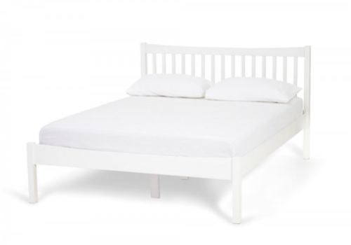 Serene Alice 6ft Super Kingsize Wooden Bed Frame In Opal White