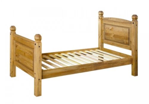 Core Corona 3ft Single Pine Wooden Bed