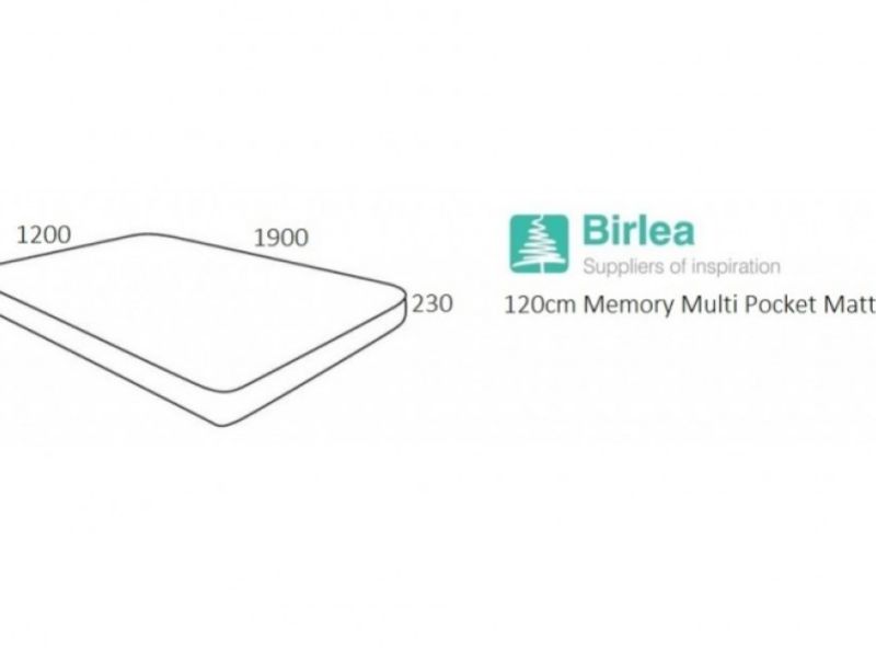 Birlea Memory Multi Pocket 3ft Single Pocket Spring Mattress BUNDLE DEAL