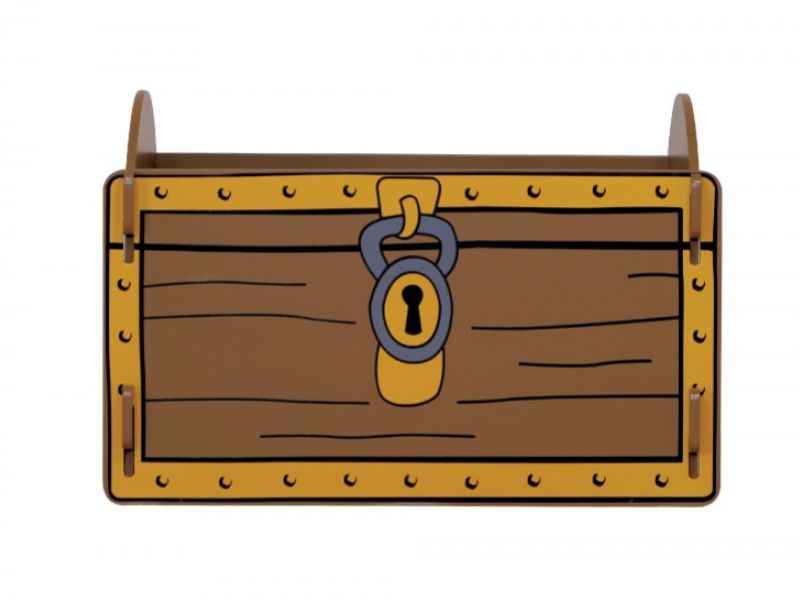 Kidsaw Pirate Treasure Chest Toy Box