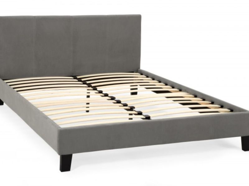 Serene Evelyn 4ft Small Double Steel Fabric Bed Frame