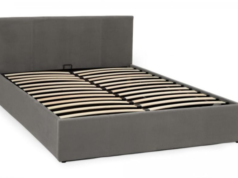 Serene Evelyn 4ft6 Double Steel Fabric Ottoman Bed