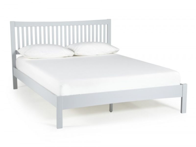 Serene Mya Grey 4ft Small Double Wooden Bed Frame