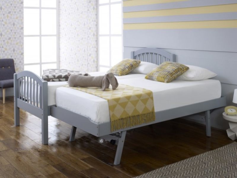 Limelight Despina 3ft  Single Grey Wooden Bed With Guest Bed Frame