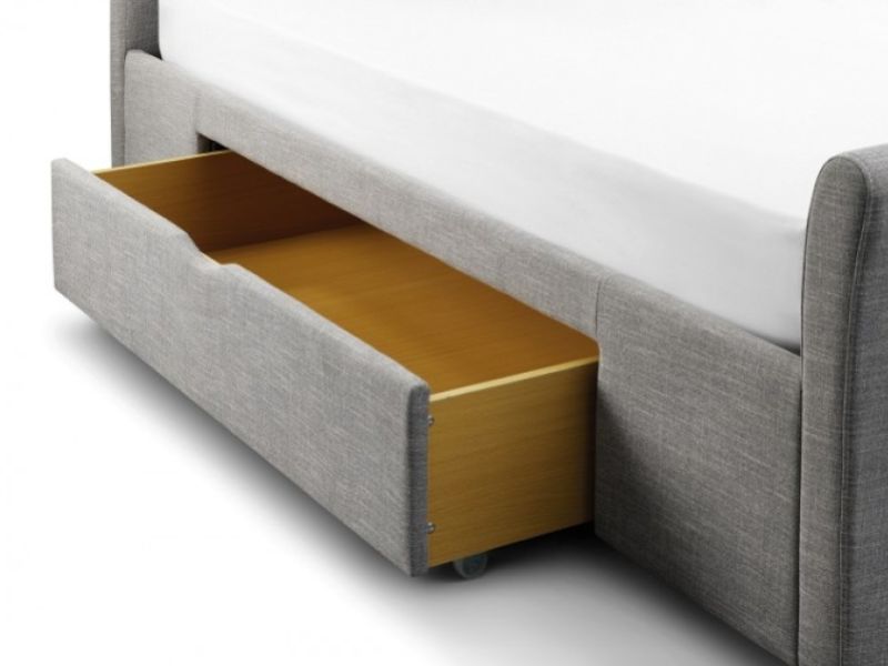 Julian Bowen Capri 6ft Super Kingsize Grey Fabric Storage Bed