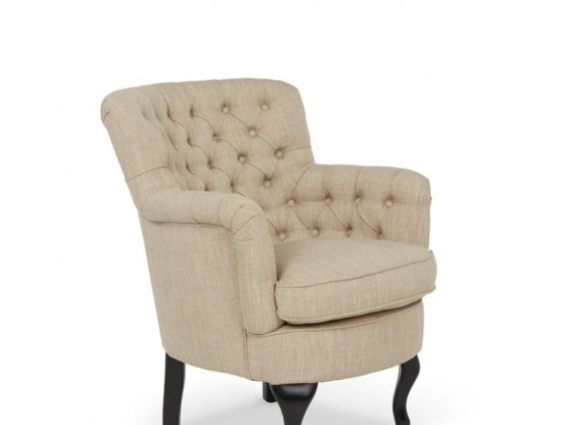 Serene Irvine Mink Fabric Chair