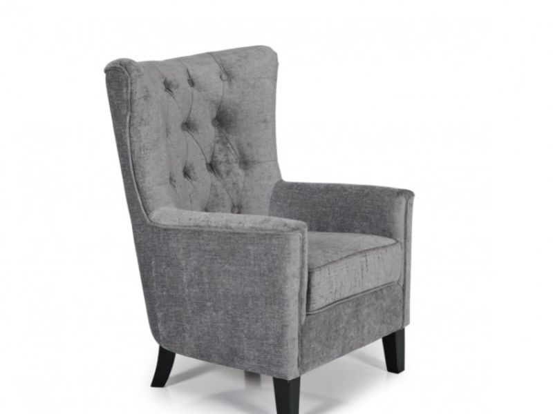 Serene Dunbar Steel Fabric Chair