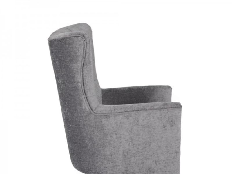 Serene Dunbar Steel Fabric Chair