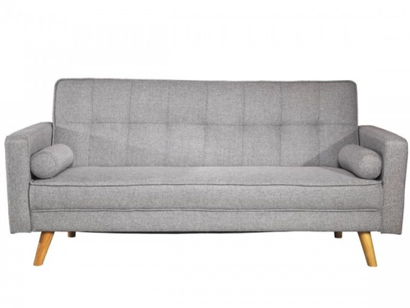 Sleep Design Boston Grey Fabric Sofa Bed
