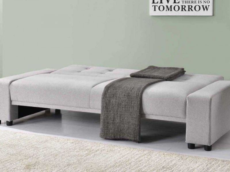 Sleep Design Chicago Grey Fabric Sofa Bed