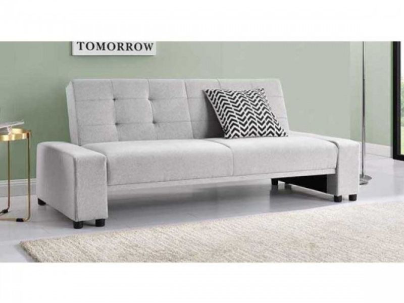 Sleep Design Chicago Grey Fabric Sofa Bed