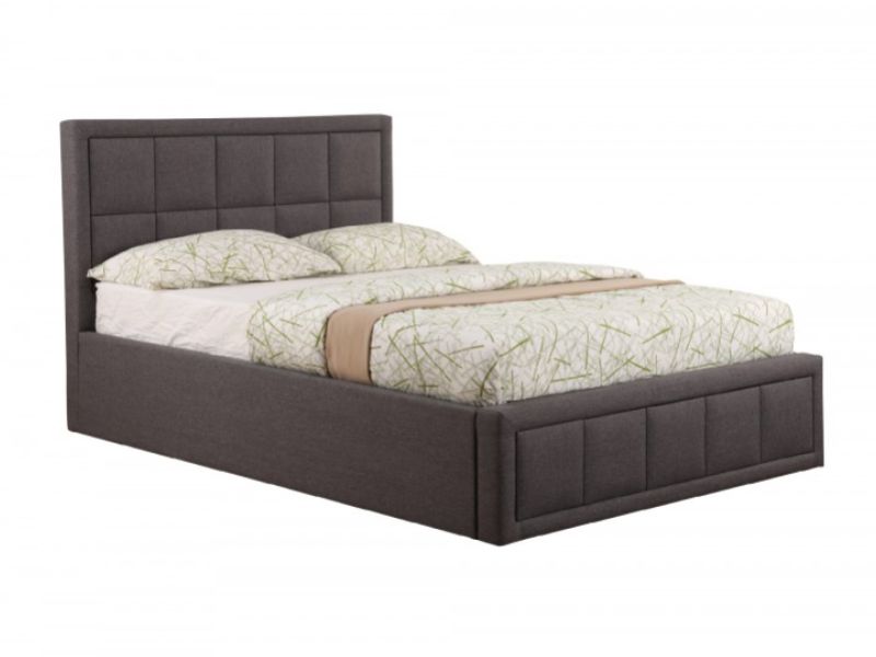 Sweet Dreams Sia 3ft Single Grey Fabric Ottoman Bed Frame
