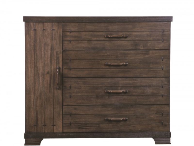 Sweet Dreams Mozart 4 Drawer Chest of Drawers with End Cupboard
