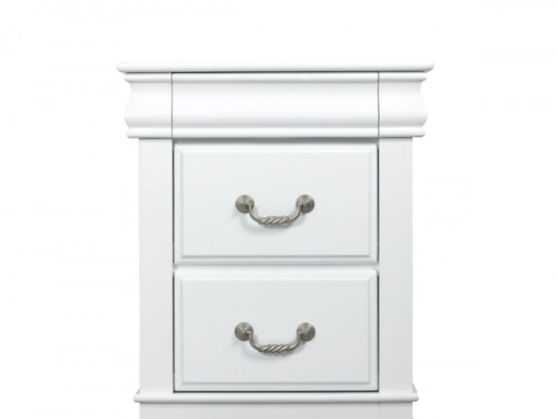 Sweet Dreams Storm White Bedside Chest