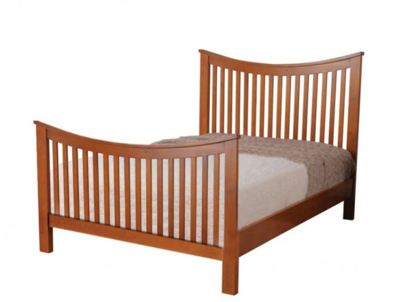 Sweet Dreams Vaughan 4ft6 Double Wooden Bed Frame In Wild Cherry