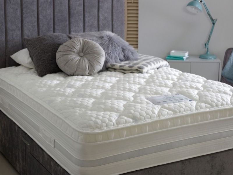 Dura Bed Oxford 1000 Pocket Sprung 4ft Small Double Divan Bed with Memory Foam