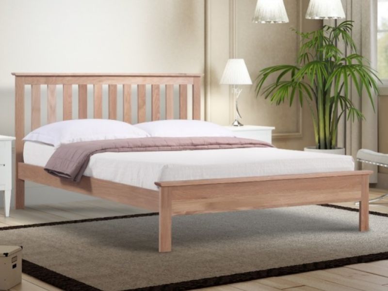 Emporia Oakland 4ft Small Double Solid Oak Bed Frame