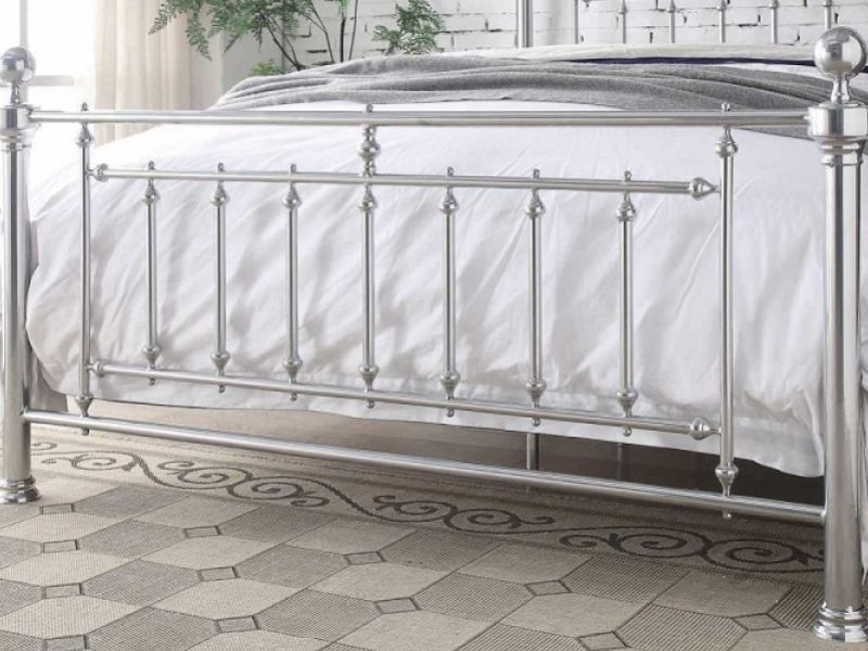 Sleep Design Cobham 5ft Kingsize Chrome Metal Bed Frame