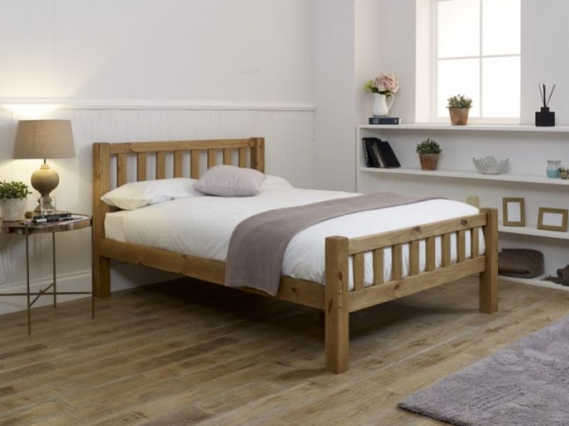 Limelight Astro 4ft Small Double Pine Wooden Bed Frame