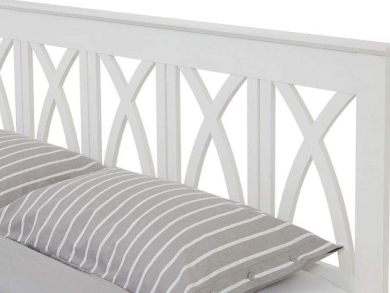 Serene Autumn 4ft6 Double Wooden Bed Frame In Opal White
