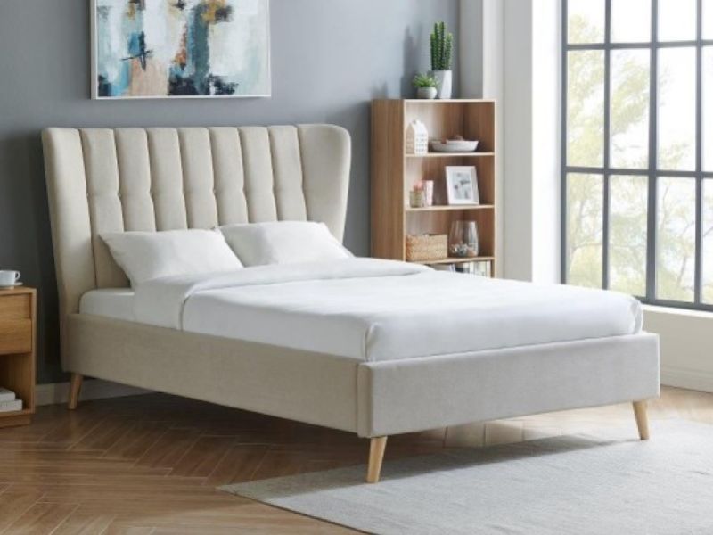 Limelight Tasya 4ft6 Double Natural Fabric Bed Frame
