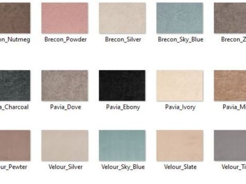 Serene Lisburn 5ft Kingsize Fabric Bed Frame (Choice Of Colours)