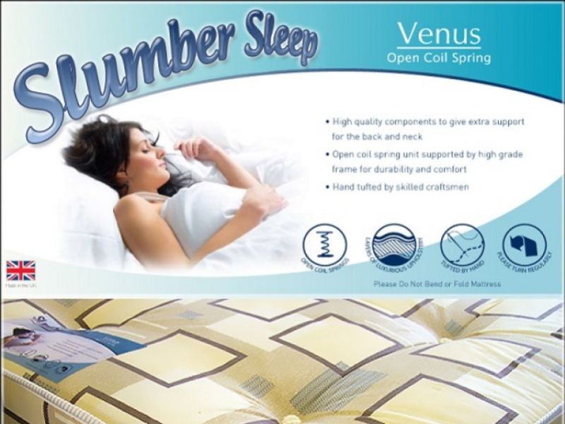 Time Living Slumber Sleep Venus 3ft Single Open Coil Spring Mattress