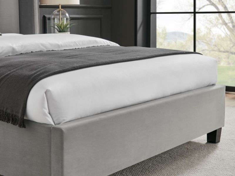 Limelight Polaris 4ft6 Double Silver Fabric Bed Frame