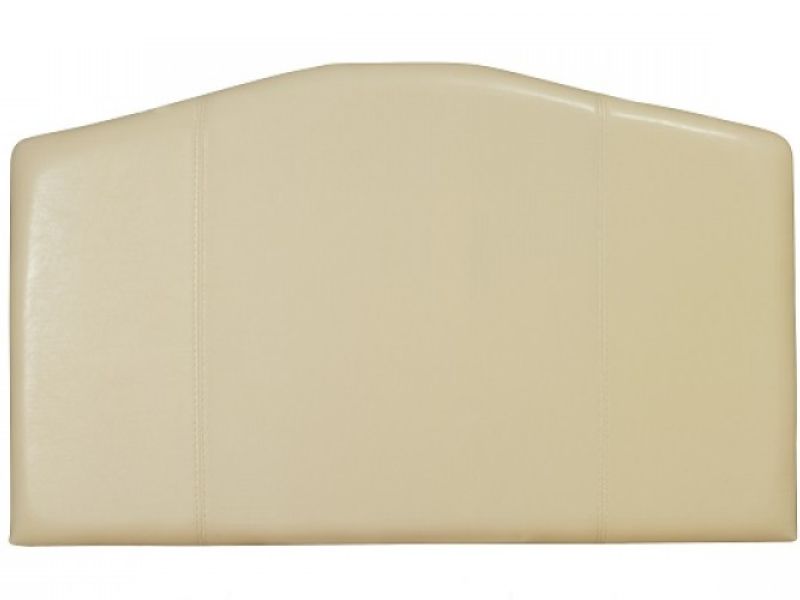 Serene Rosa 3ft Single Cream Faux Leather Headboard