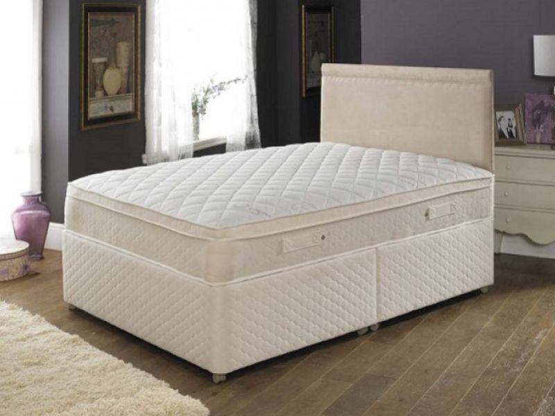 Joseph Pillowtalk Memory 4ft Small Double Open Coil (Bonnell) Spring with Memory Foam Divan Bed