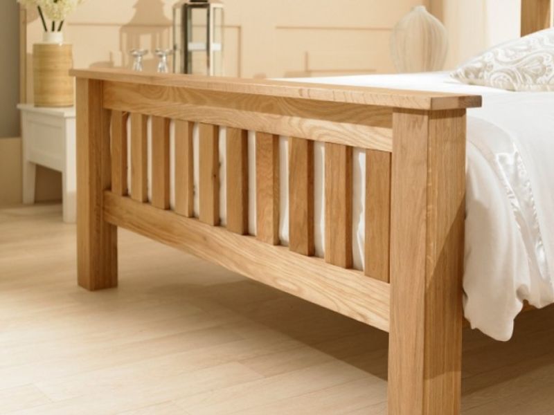 Emporia Richmond 4ft6 Double Solid Oak Bed Frame