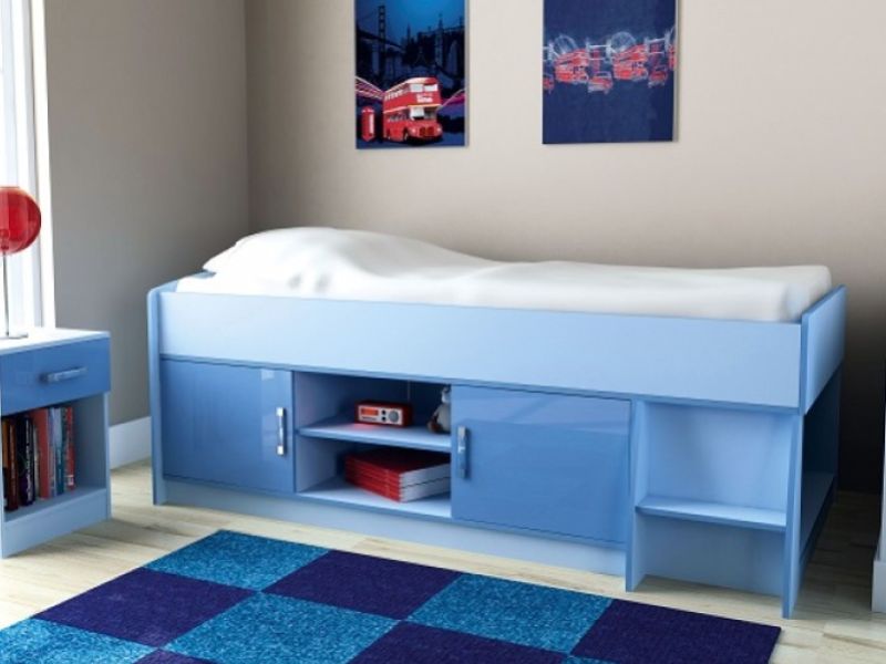 GFW Ottawa 2 Tones Gloss Blue Cabin Bed