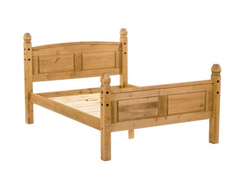 Core Corona 5ft Kingsize Pine Wooden Bed