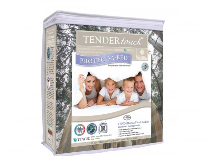 Protect A Bed Tender Touch Euro Double Mattress Protector
