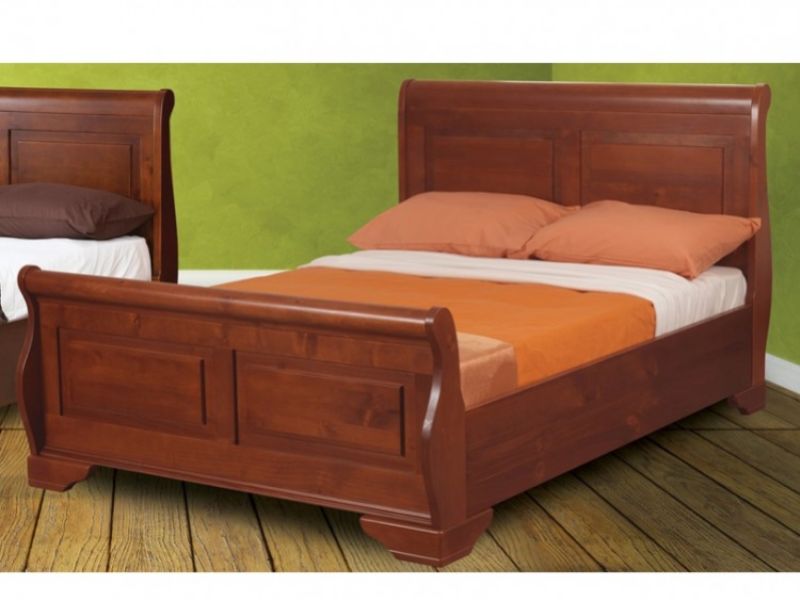 Sweet Dreams Jackdaw 4ft 6 Double Wild Cherry Wooden Bed Frame
