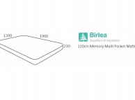 Birlea Memory Multi Pocket 3ft Single Pocket Spring Mattress BUNDLE DEAL Thumbnail