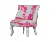 Kidsaw Mini Cabrio Chair In Pink Patchwork Thumbnail
