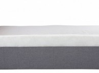 GFW Ascot 4ft6 Double Grey Fabric Ottoman Bed Frame Thumbnail