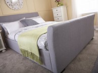 GFW Hannover 5ft Kingsize Grey Fabric Bed Thumbnail
