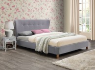 Birlea Kensington 5ft Kingsize Grey Fabric Bed Frame Thumbnail