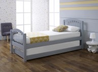 Limelight Despina 3ft  Single Grey Wooden Bed With Guest Bed Frame Thumbnail
