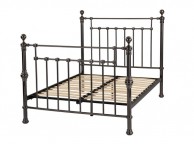 Sleep Design York 4ft6 Double Black Nickel Metal Bed Frame Thumbnail