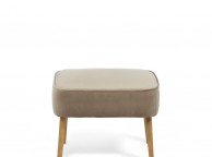 Serene Prestwick Mink Fabric Chair And Stool Thumbnail