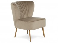 Serene Prestwick Mink Fabric Chair And Stool Thumbnail