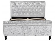 Sleep Design St James 5ft Kingsize Crushed Silver Velvet Bed Frame Thumbnail