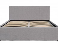 Sleep Design Richmond 4ft6 Double Grey Fabric Ottoman Bed Frame Thumbnail