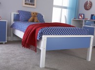 GFW Miami Blue 3ft Single Wooden Bed Frame Thumbnail