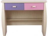 GFW Sydney 2 Drawer Desk Pink and Lilac Thumbnail