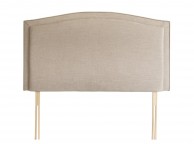 Rest Assured Lecce 4ft6 Double Headboard In Sandstone Or Tan Fabric BUNDLE DEAL Thumbnail